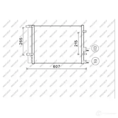 Радиатор кондиционера PRASCO V9R2 SU5 HN200C001 1437696385 изображение 0