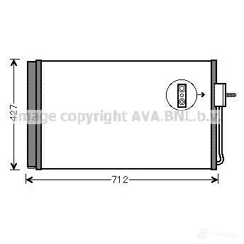 Радиатор кондиционера PRASCO ol5611d 4045385209965 2598267 TF XQQS