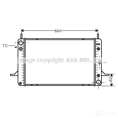 Радиатор кондиционера PRASCO SP1PL6 Q 6271458 rt5219 4045385015641 изображение 0
