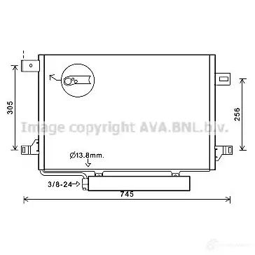 Радиатор кондиционера PRASCO 2596291 msa5572d 4045385209934 YB 7XF изображение 0