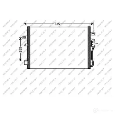 Радиатор кондиционера PRASCO VCL MF8S 1437690638 DG815C002