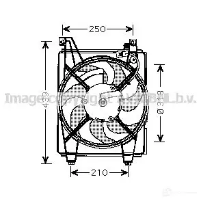 Радиатор кондиционера PRASCO ELT4 V 6268626 4045385071470 ft5328
