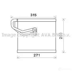 Радиатор кондиционера PRASCO 4045385093304 to5407 J29RYU Y 6271778 изображение 0