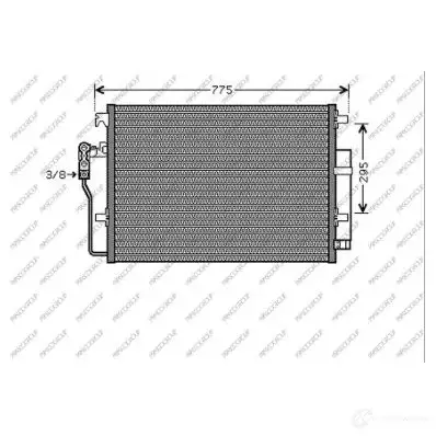 Радиатор кондиционера PRASCO 1437691351 6 53YLQV ME919C001