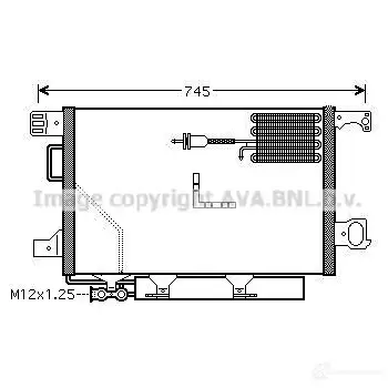 Радиатор кондиционера PRASCO msa5361d 1225602462 EFT 9GXF 4045385217533