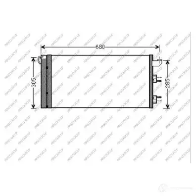 Радиатор кондиционера PRASCO 1437733791 FT122C002 EP P7S изображение 0
