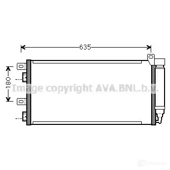 Радиатор кондиционера PRASCO bwa5256d K0MF5L7 MN 304C001 2577417 изображение 0