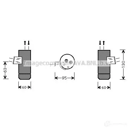 Радиатор кондиционера PRASCO ka5147 4045385169450 WAB IC 2591079 изображение 0