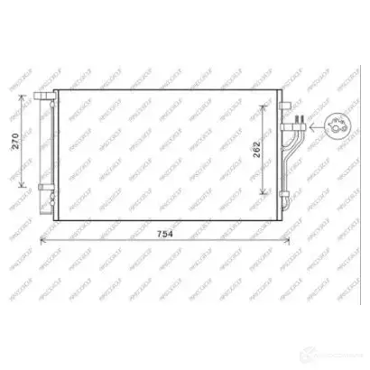 Радиатор кондиционера PRASCO KKYW F HN804C001 1437690241