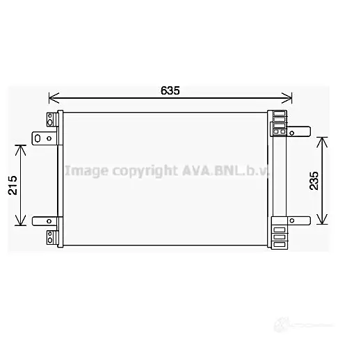 Радиатор кондиционера PRASCO PG428 C001 cn5311d UDW53 1225536094 изображение 0