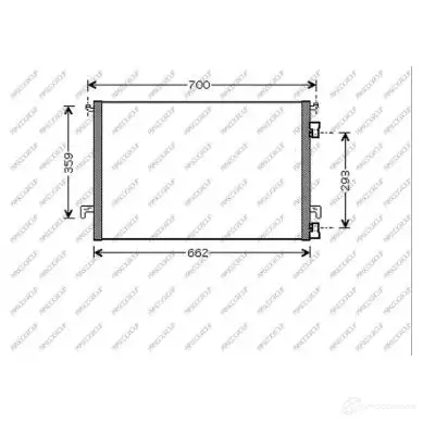Радиатор кондиционера PRASCO SLK71 BT OP056C002 1437690355