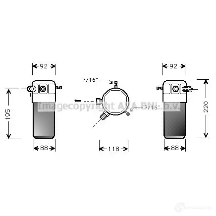 Осушитель кондиционера PRASCO old118 2598630 4045385048281 W X1LS