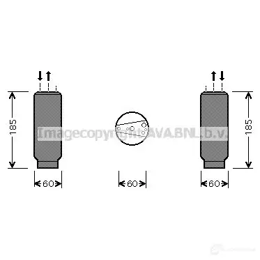 Осушитель кондиционера PRASCO 2588110 4045385054206 hdd117 QKU M4
