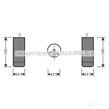 Осушитель кондиционера PRASCO bwd063 F0HRQ3 J 2577487 4045385047376 изображение 0