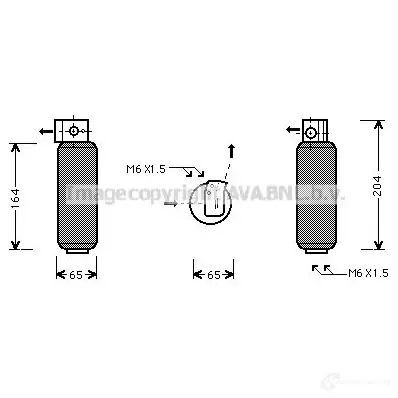 Осушитель кондиционера PRASCO RKGZ1 V rtd252 2604246 4045385048502