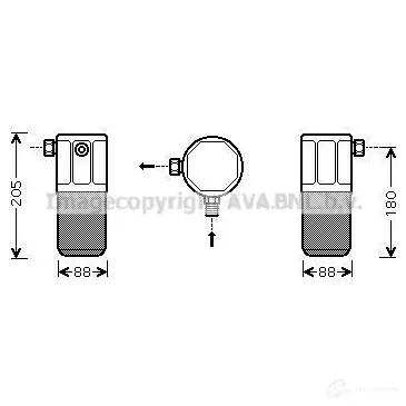 Осушитель кондиционера PRASCO 2575031 ald100 4045385072866 2UFU1S D изображение 0