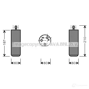 Осушитель кондиционера PRASCO 2587220 ftd073 4045385047895 W Z780SA изображение 0