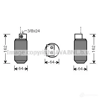Осушитель кондиционера PRASCO 4045385047277 XFZX L aud036 2575263