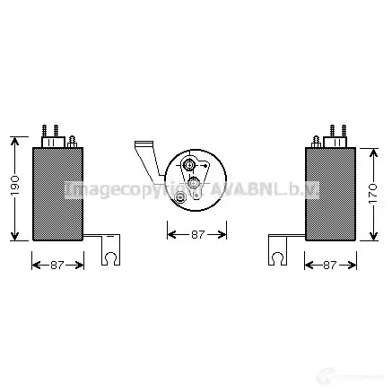 Осушитель кондиционера PRASCO crd084 2579355 7 T6A2S 4045385068524 изображение 0