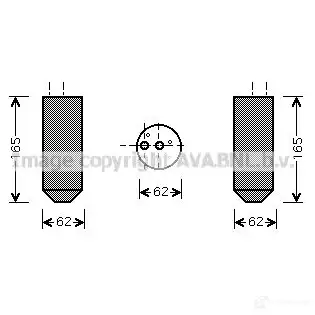 Осушитель кондиционера PRASCO 3X44D W6 ftd348 4045385084883 2587227 изображение 0