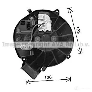 Моторчик печки, вентилятора PRASCO 71V 0D 1437708305 cn8324 - Изображение 1