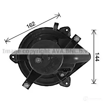 Моторчик печки, вентилятора PRASCO 1437709693 lc8101 IB S7X - Изображение 1