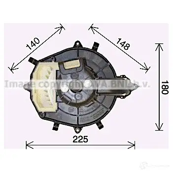 Моторчик печки, вентилятора PRASCO cn8316 4045385232352 SK7G YOL 1424477092 - Изображение 1