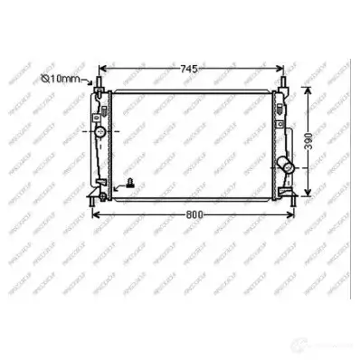 Радиатор охлаждения двигателя PRASCO MZ330R002 1437734752 6CE 13 изображение 0