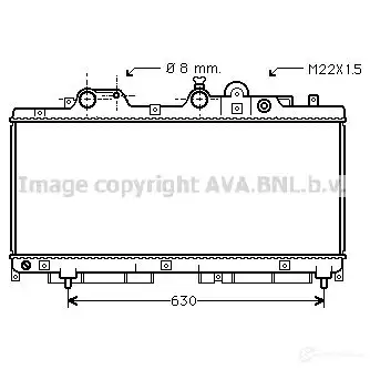 Радиатор охлаждения двигателя PRASCO ft2147 F BUYZZ 4045385021550 2585696