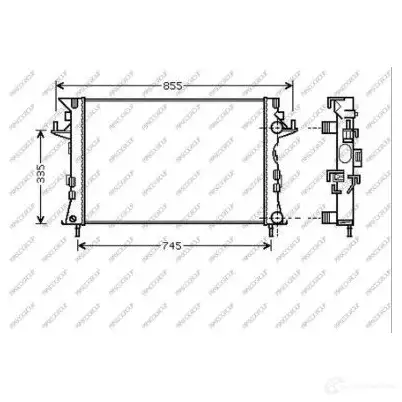 Радиатор охлаждения двигателя PRASCO RN085R002 C 5788W1 1437735525 изображение 0