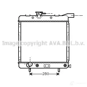 Радиатор охлаждения двигателя PRASCO UNV2BQ B 4045385007851 cr2009 2579219