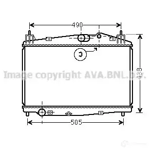 Радиатор охлаждения двигателя PRASCO MZ309R00 4 2597324 SEGQBVI mz2229