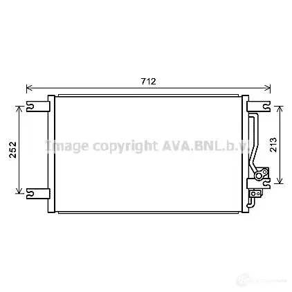 Радиатор охлаждения двигателя PRASCO lc2076 6O ISG2 2592685 4045385025459