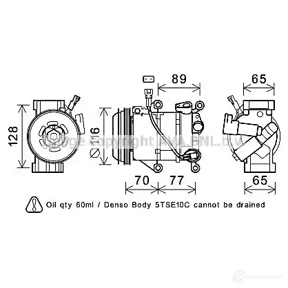 Радиатор охлаждения двигателя PRASCO F T930R006 2600341 96R9X pe2304 изображение 0