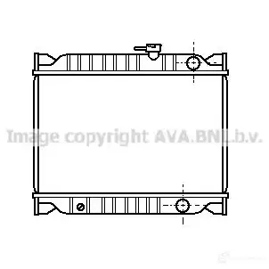 Радиатор охлаждения двигателя PRASCO TY2 83R008 to2348 94XWQ 2606674