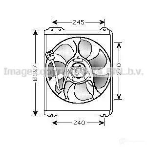 Радиатор охлаждения двигателя PRASCO ol2396 2598080 WPN0LM FT520R 007 изображение 0