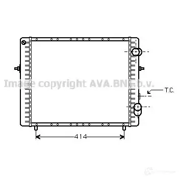 Радиатор охлаждения двигателя PRASCO J2Z03 RN0 23R011 2604064 rta2128