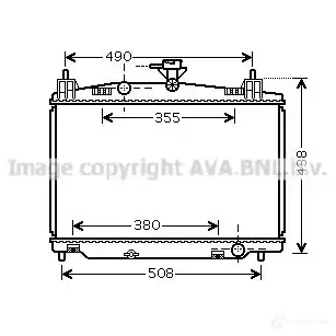 Радиатор охлаждения двигателя PRASCO mz2213 MZ309 R002 42UUFO 2597311