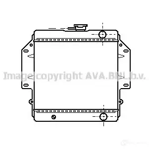 Радиатор охлаждения двигателя PRASCO NX7 71B sza2012 4045385211654 2606343