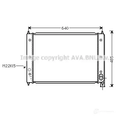 Радиатор охлаждения двигателя PRASCO GEQS3 V G911R002 1198256696 vna2034