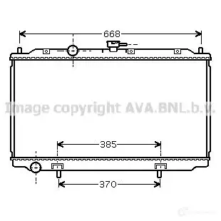Радиатор охлаждения двигателя PRASCO DS422R0 02 2580388 R96389G dna2215