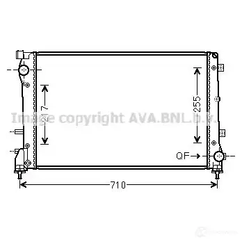 Радиатор охлаждения двигателя PRASCO ft2390 YG3D53 FT030R 004 2585792