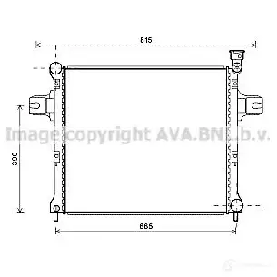 Радиатор охлаждения двигателя PRASCO PHNXT 2590774 JE020R0 03 je2058 изображение 0