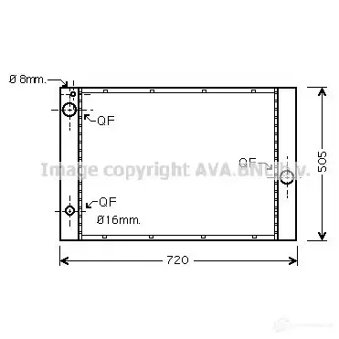 Радиатор охлаждения двигателя PRASCO BM046 R008 MIP7SC9 bwa2285 2577385