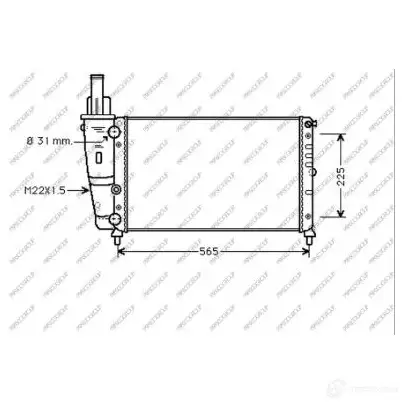 Радиатор охлаждения двигателя PRASCO 1437690029 F3 87R FT132R002