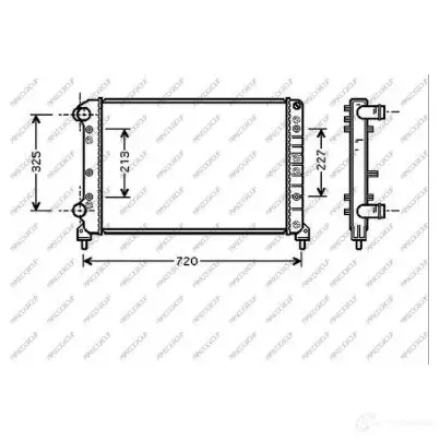 Радиатор охлаждения двигателя PRASCO E N60FQ FT908R002 1437647140