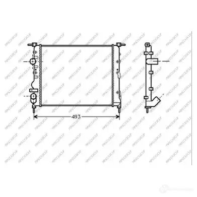 Радиатор охлаждения двигателя PRASCO OOHG R 1437690016 RN320R003 изображение 0