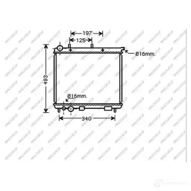 Радиатор охлаждения двигателя PRASCO CI320R009 1437690166 MGF N87 изображение 0