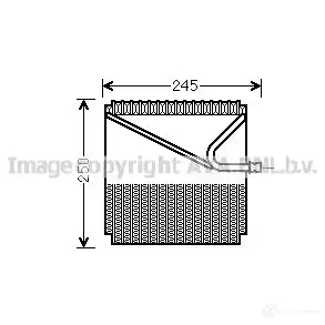 Радиатор охлаждения двигателя PRASCO 2611752 vwa2346 QL XL4Z 4045385194537