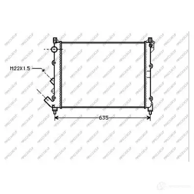 Радиатор охлаждения двигателя PRASCO RN082R004 1437690534 D SGPJIA изображение 0